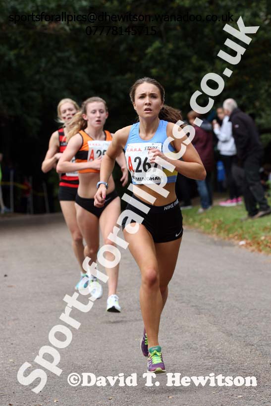 Womens under-17s ERRA Road Relays, Sutton Coldifield, Birmingham. Photo: David T. Hewitson/Sports for All Pics